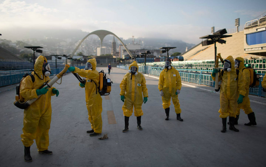 On July 31, a small fire started in the Olympic Village, and the Australian Olympic team was evacuated, when they came back the firefighters apparently stole Zika-protective team shirts and a laptop. Image Credit: Neutral Science