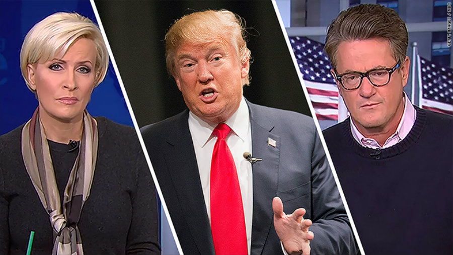 Donald Trump attacked MSNBC's “Morning Joe” hosts Joe Scarborough and Mika Brzezinski, being this the second time he attacks a national TV female host, Photo credit: CNN Money