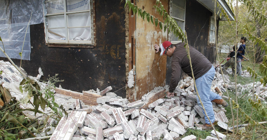 Around 7:00 a.m on Saturday, citizens felt the shake in the town of Pawnee and in other states that include Oklahoma, Kansas, Arkansas, Missouri, Texas, Iowa and Nebraska. Photo credit: USA Today