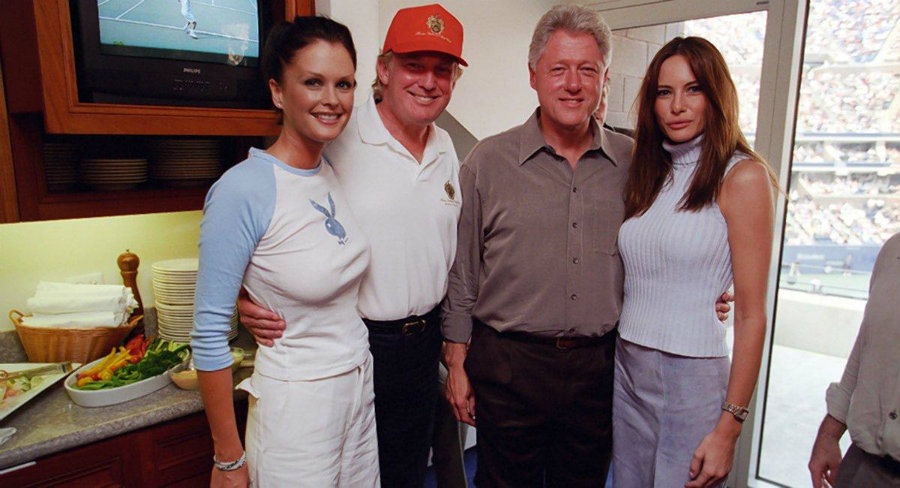 The pictures were taken by official White House photographers in June 2000 when then-President Clinton made a trip to Trump Tower in New York City for a political fundraiser. Photo credit: William J. Clinton Presidential Library / New York Daily News