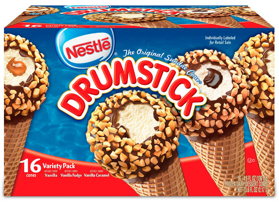 The Nestlé factory tested positive on its equipment of a particular production line used to make Drumstick products. Photo credit: Sam's Club