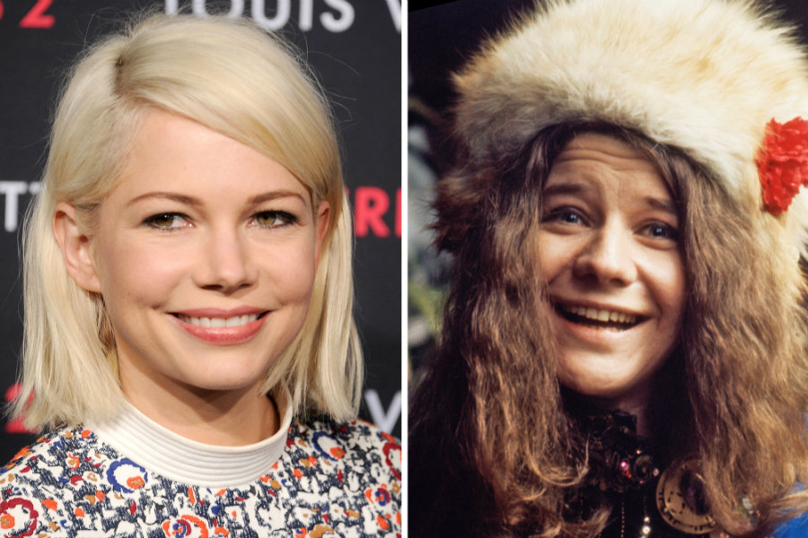 Actress Michelle Williams could be playing Janis Joplin in the upcoming biopic, "Janis." Photo credit: Celebsip