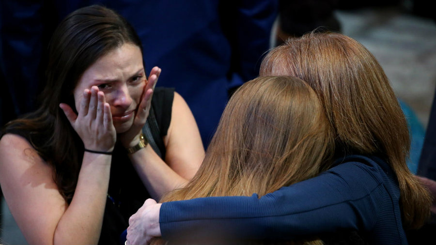 People were feeling uncertainty, desolation, and fear after Trump’s victory. Photo credit: John Moore / Getty Images / Univision News