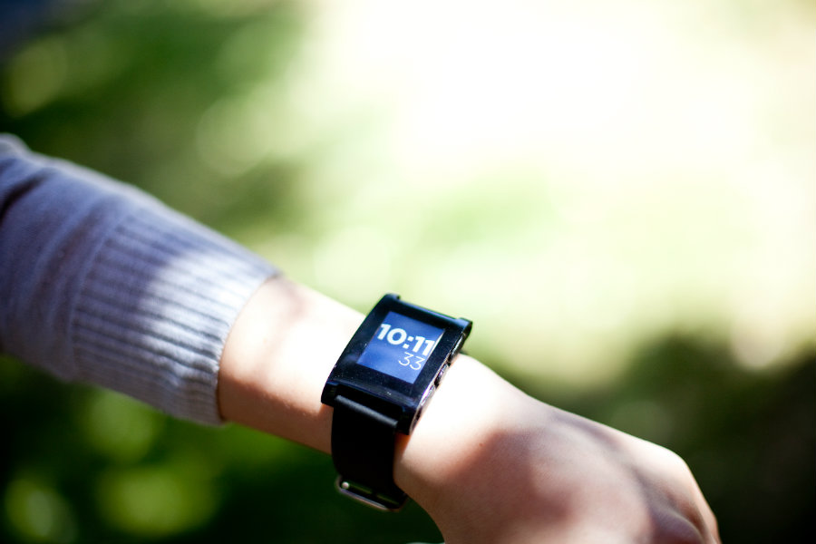 Fitbit is reportedly buying Pebble for the bummer sum of $40m. Photo credit: Wired