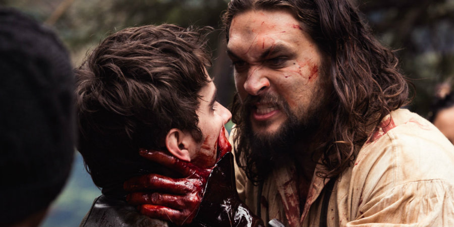 Actor Jason Momoa talked about his new TV series "Frontier." Photo credit: Screen Rant