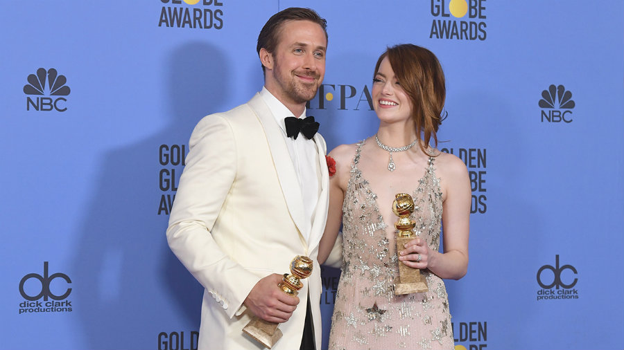 La La Land starred actors Ryan Gosling and Emma Stone. Photo credit: Getty Images / ET Online