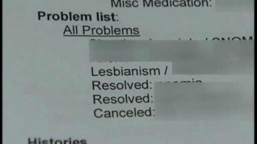 Kristina Rodriguez was shocked to find “lesbianism” as a medical issue on her medical record. Image credit: ABC 11