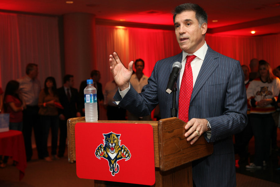 Viola is owner of the Florida Panthers, a National Hockey League team. Image credit: Military Times