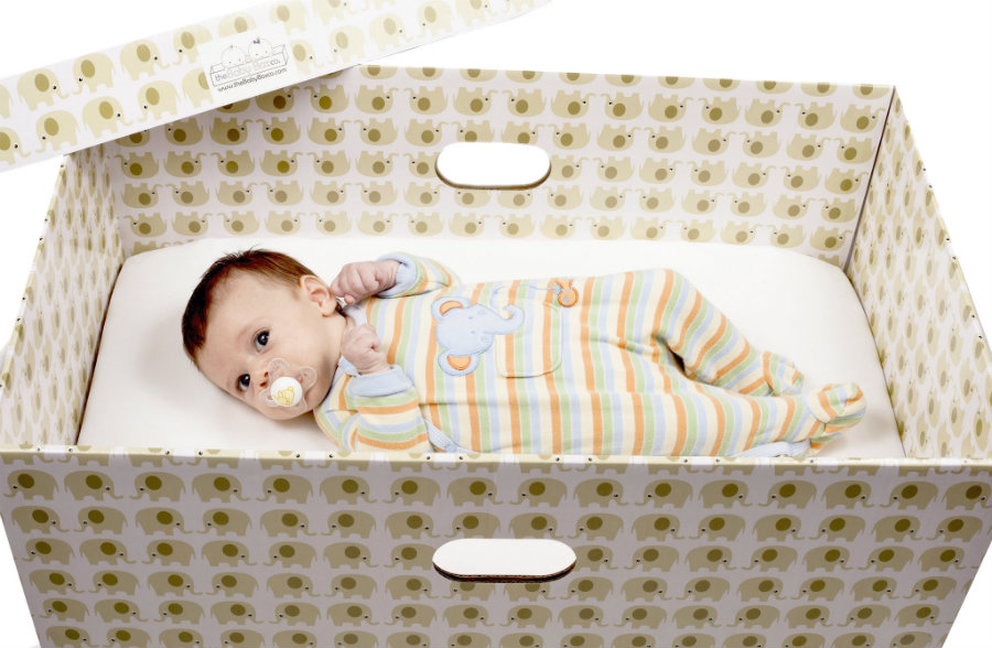 New Jersey started a baby box program earlier in January. Image credit: Babyboxco.com