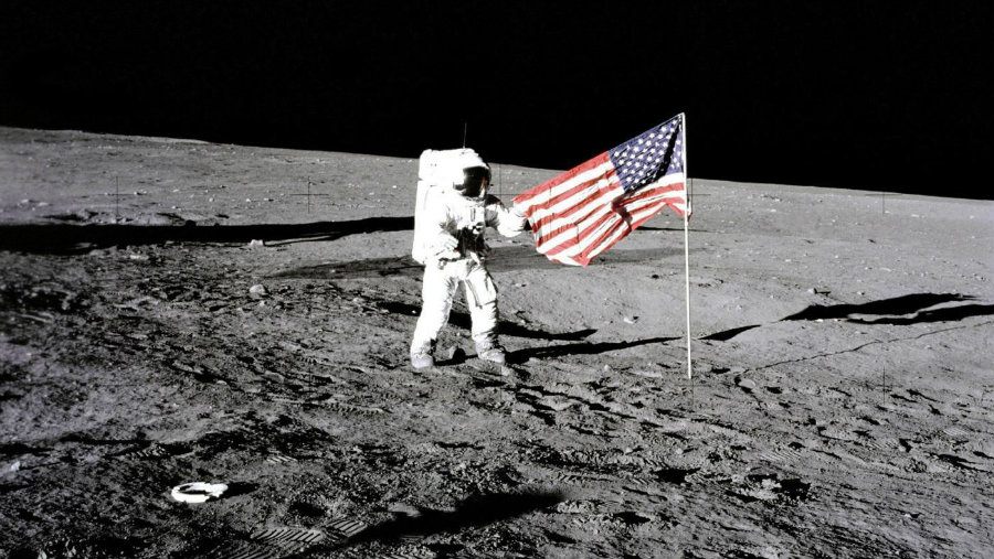 Trump has requested NASA to take Americans back to the moon again. Image credit:  Encyclopaedia Britannica / UIG Universal Images Group Getty Images / Reference