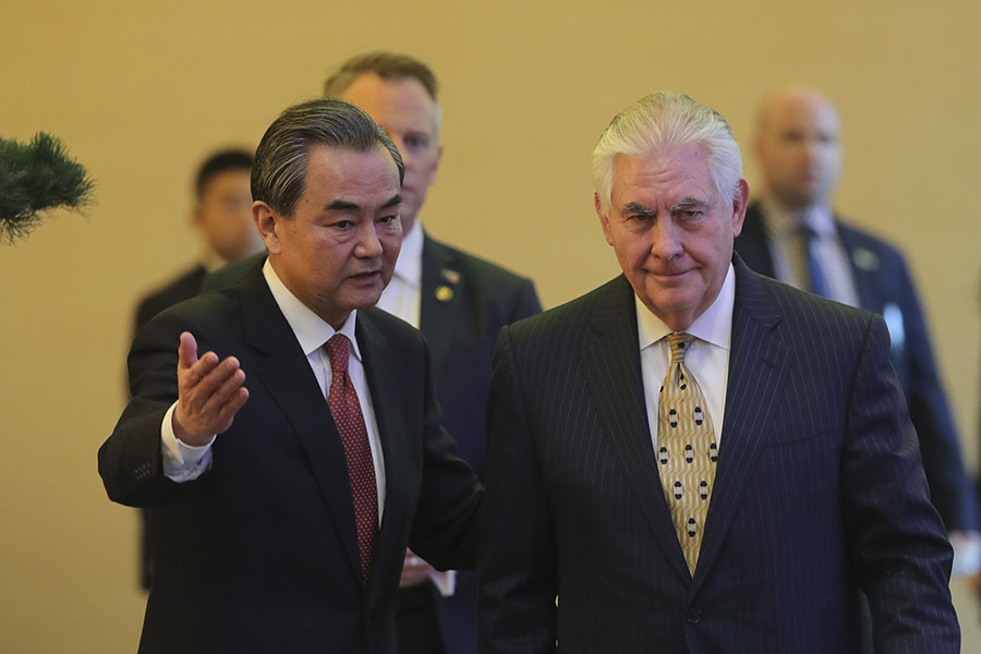 tillerson-wang-north-korea