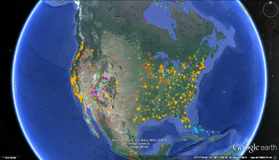 Google just launched its latest Google Earth feature called “Voyager.” Image credit:  Google / Wired