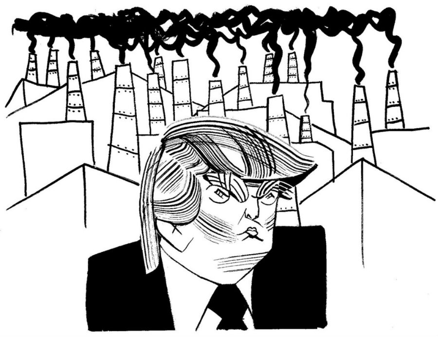 Later it was evident that the Trump administration did not want much to do with science other than finding ways to obtain more profits. Image credit: Tom Bachtell / The New Yorker