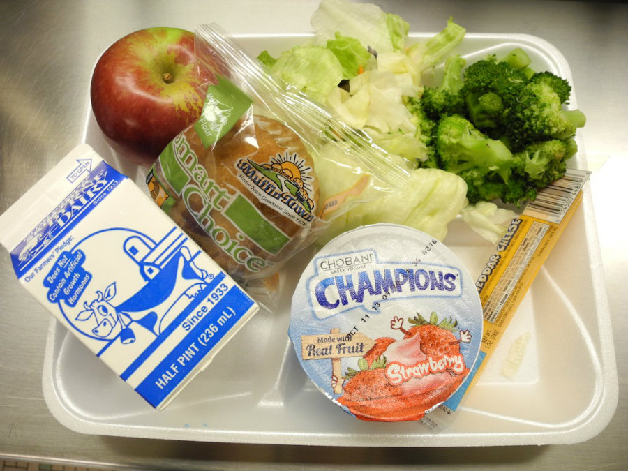 The USDA announced Monday new guidelines for school meal programs. Image credit:  Huffpost