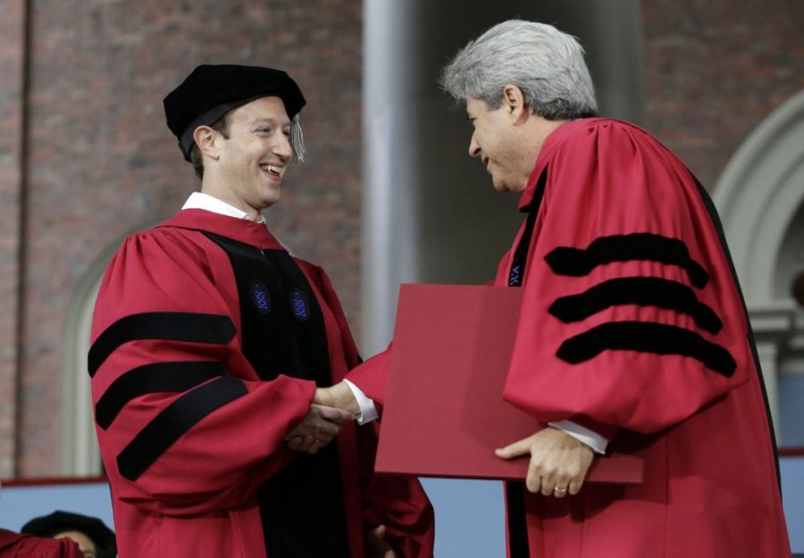 Mark Zuckerberg delivers Harvard commencement speech