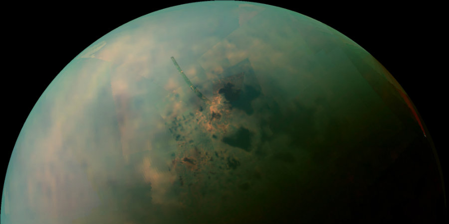 Scientists discovered that Saturn’s moon, Titan, has some molecules that could be essential to the development of life. Image credit: Huffpost