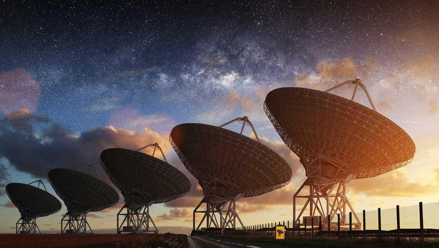 SETI Array in New Mexico. Image Credit: Evolving Science