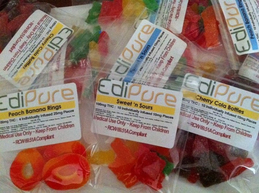 Edipure THC gummy bears. Image Credit: My Own Private Idaho