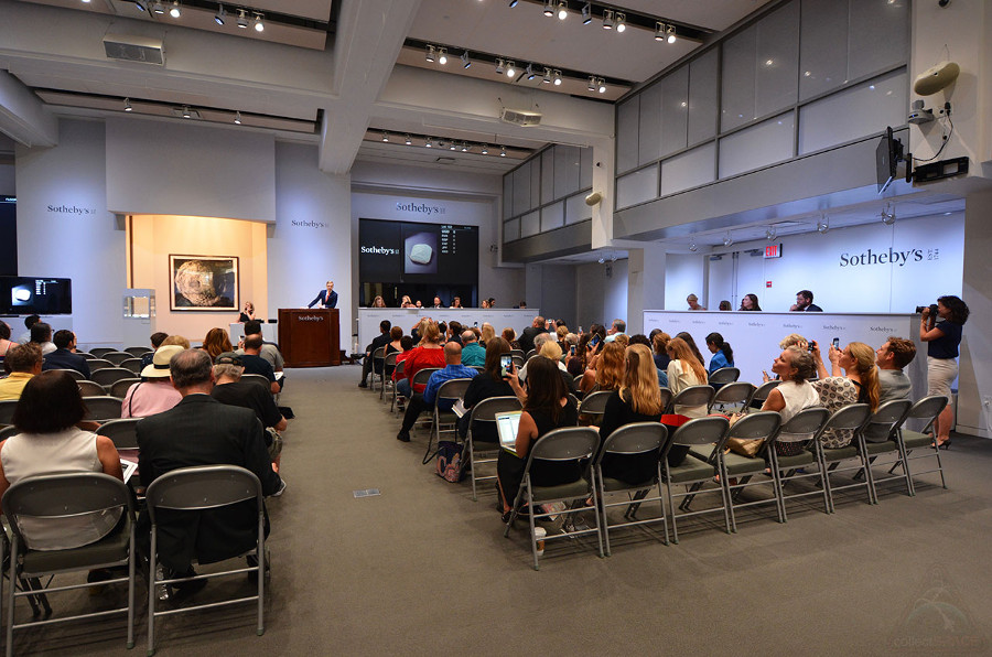 Items auctioned at Sotheby's include lunar rocks and mementos from earlier space programs. Image Credit: collectSPACE