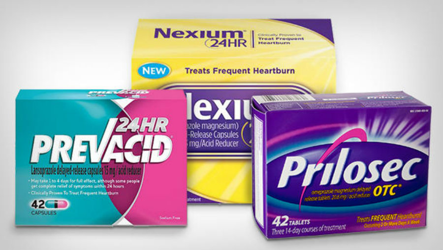 Proton-pump inhibitor drugs. Image credit: CBS News