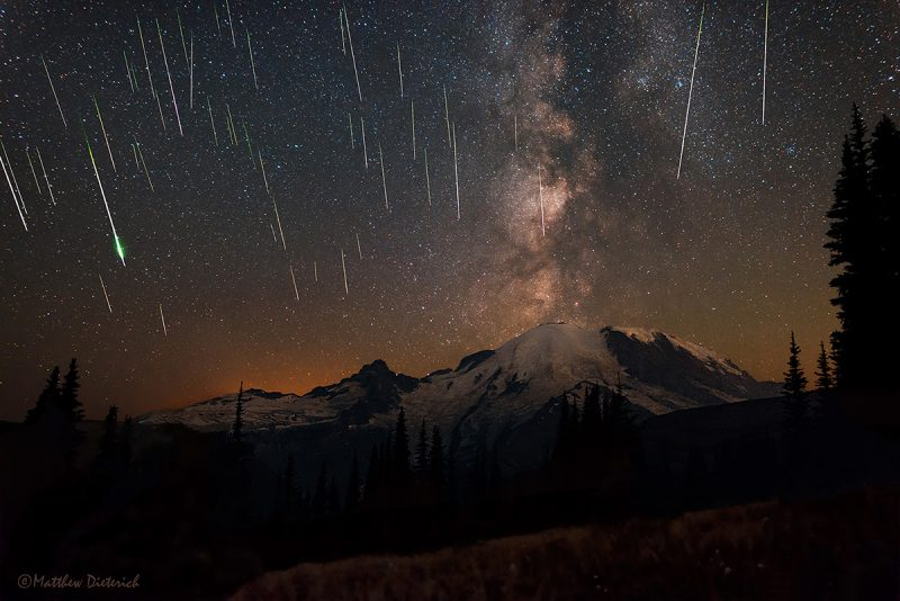 Photo taken during the 2015 Perseid Meteor Shower. Image Credit: Matthew Dieterich