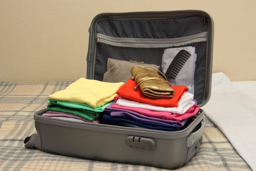 Dirty clothes left in an open suitcase are likely to attract bedbugs. Image credit: Awaba Properties