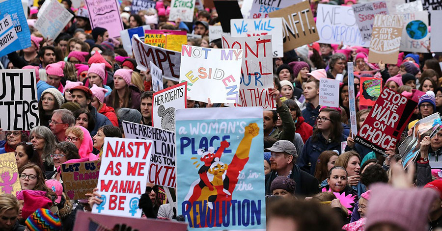 Largest rallies in the US, Women's March reuniting thousands on Saturday, Government's shutdown