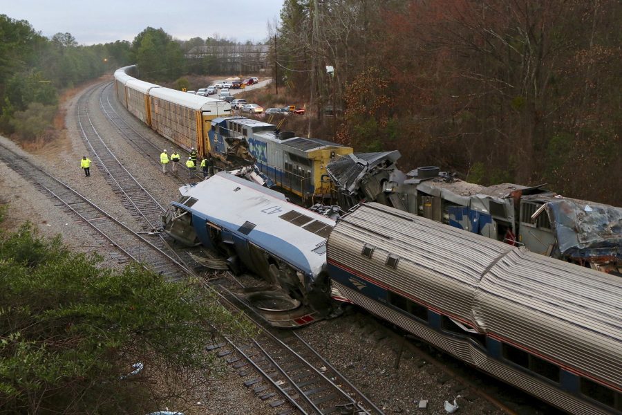 CSX transportation, South Carolina Amtrak collision, Train wreck in South Carolina, Amtrak train wreck