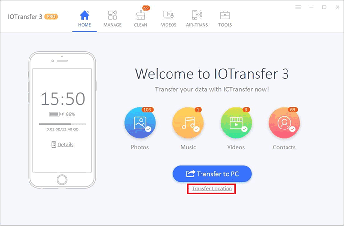 IOTransfer 3: file transfer between iOS, PC and more