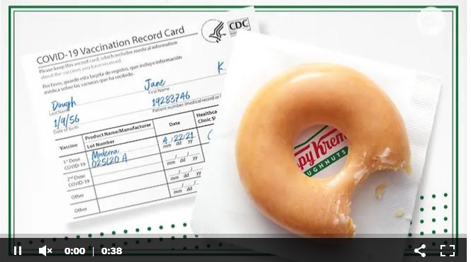 Krispy Kreme Offers Free Doughnuts for COVID-19 Vaccination, CEO Defends Decision