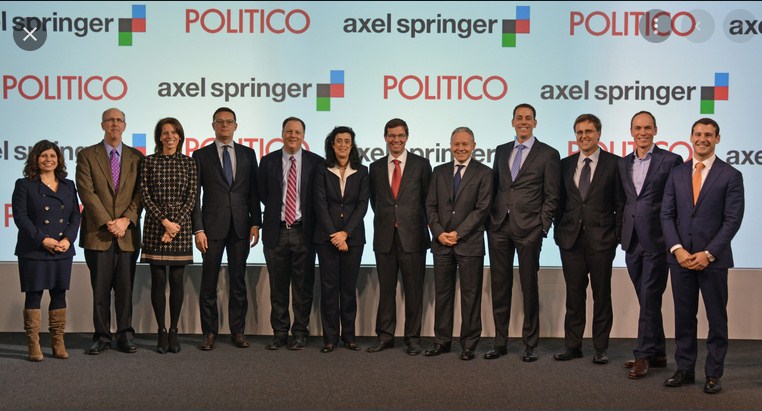 German Media Giant, Axel Springer, Acquires Politico News Website $1 Billion